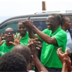 Former Chief Justice David Maraga was treated to a hostile reception in Tharaka Nithi County after his convoy was pelted with stones.