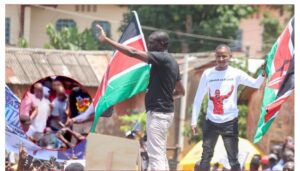 Edwin Sifuna, Babu Owino intervene to rescue goon beaten during rally