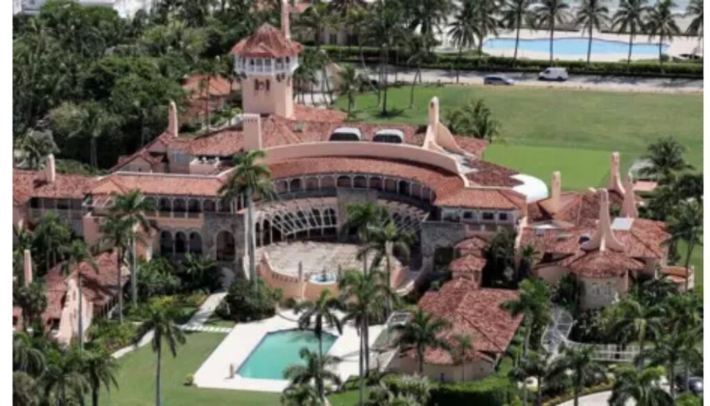 An armed man has been shot dead after entering the secure perimeter of US President Donald Trump's Mar-a-Lago residence in Florida, the Secret Service has said.