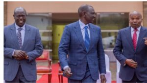 President William Ruto on Wednesday, February 4, took a jab at his former deputy, Rigathi Gachagua, while heaping praise on Kithure Kindiki.