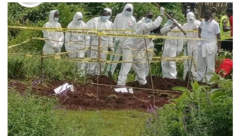 A team of investigators has exhumed 33 bodies from a suspected mass grave located within a cemetery in Kericho County.