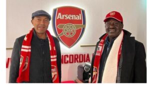 Arsenal FC sends memorabilia to honour Raila Odinga