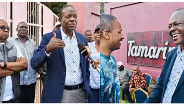 Wanga, Otiende, Babu, Wanjigi visit Tuju’s Dari business park over police presence