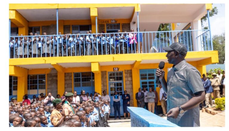 President William Ruto has hit back at Rigathi Gachagua after he took a swipe at him over sudden weight loss.