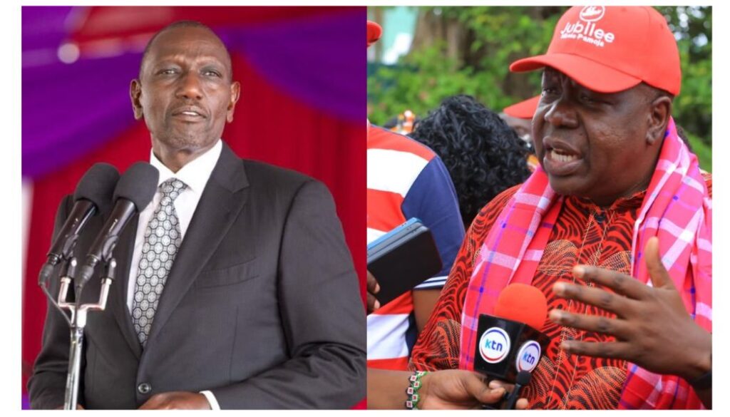 President William Ruto has fired back at Jubilee Deputy Party leader Fred Matiang’i after he said he does not eat food prepared by First Lady Rachel Ruto.