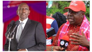 President William Ruto has fired back at Jubilee Deputy Party leader Fred Matiang’i after he said he does not eat food prepared by First Lady Rachel Ruto.