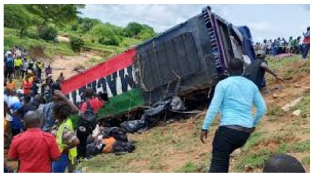 3 Kenyatta University students killed after matatu overturns on Mombasa Road
