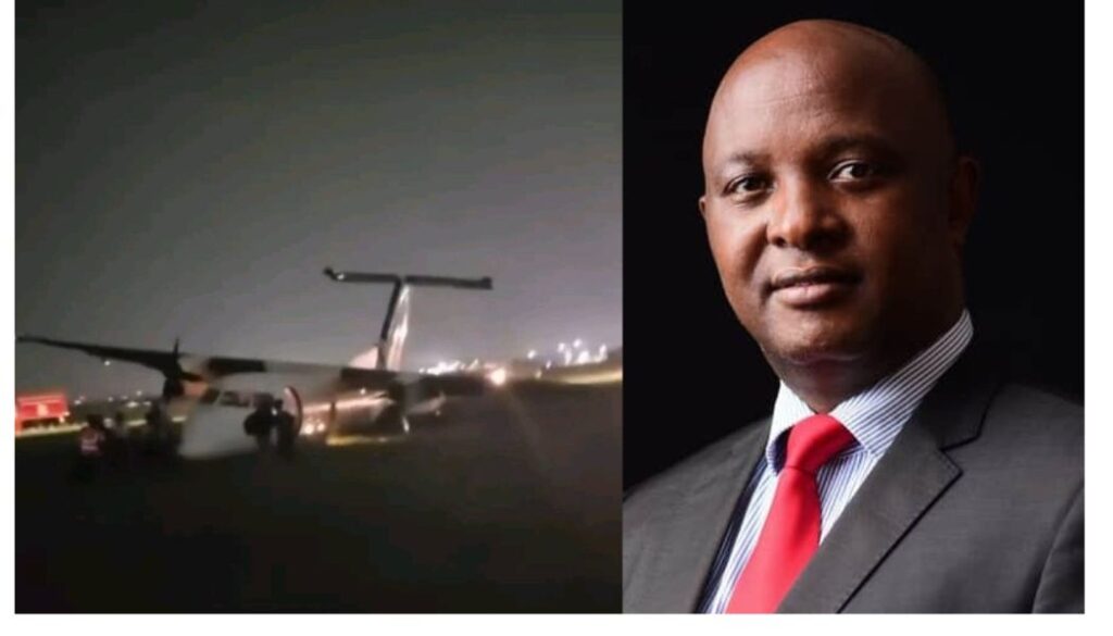 Vihiga Senator Godfrey Osotsi has spoken out after surviving a frightening crash landing involving a passenger aircraft at Wilson Airport.