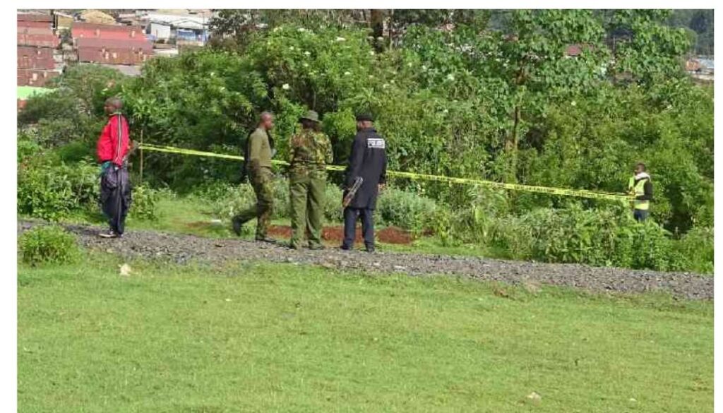 Police officers have discovered a suspected mass grave within the Makaburini area in Kericho County. 