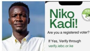 Allans Ademba, the activist behind the 'Niko Kadi' slogan, has hit out at President William Ruto over jumping on the phrase.