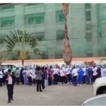 Operations at Kenyatta National Hospital (KNH) have been disrupted after nurses downed their tools in protest.