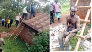 Police in Machakos County rescued a suspected thief who became stuck inside a church chimney in the Kamuthanga area after residents attempted to lynch him.