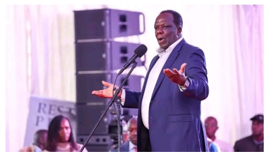 DCP Leader Rigathi Gachagua on Tuesday, April 14, claimed that Co-operatives and MSMEs Cabinet Secretary Wycliffe Oparanya will resign from office.