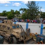 Chaos in Haiti as civilians attempt to block departure of Kenyan police officers