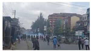 Residents of Huruma estate in Nairobi took to the streets on Wednesday to protest the shooting of a 14-year-old boy.