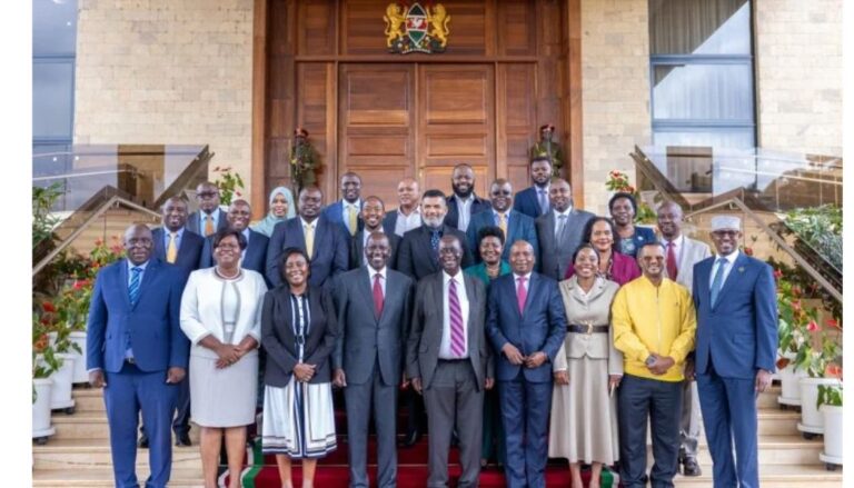 President William Ruto on Thursday, April 23, hosted officials from UDA and ODM parties at the State House, Nairobi.