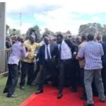 Drama as Gachagua’s entourage briefly blocked at MP Kiaraho memorial service