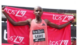 Kenyan marathoner Sabastian Sawe has broken the world record at the London Marathon, becoming the first man to run in under two hours.
