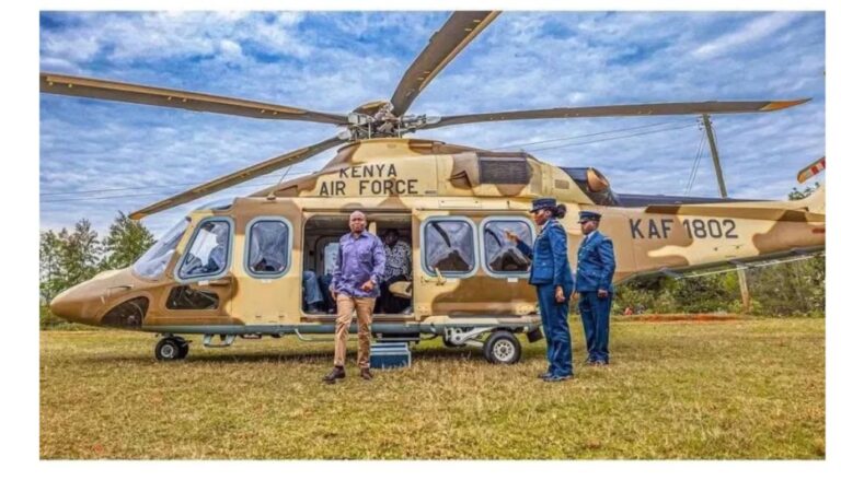DP Kindiki on the spot for spending Ksh.8M a day on choppers