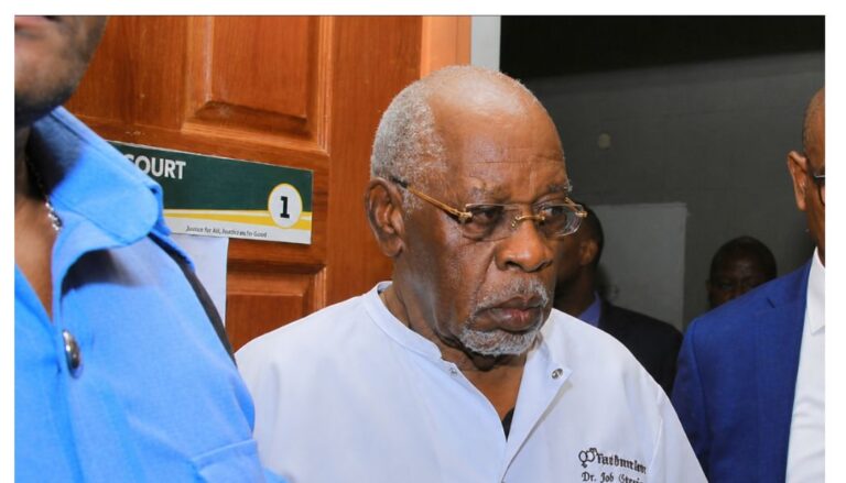 Police detain a woman who accompanied Dr Obwaka on errands before he collapsed