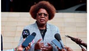 Lands Cabinet Secretary Alice Wahome, on Monday, May 4, hit out at Murang'a Governor Irungu Kang'ata following his announcement to leave the UDA party.