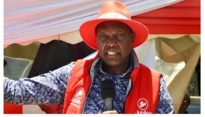 DCP Leader Rigathi Gachagua on Wednesday, May 6, alleged that the National Intelligence Service had planted Jeremiah Kioni in the United Opposition