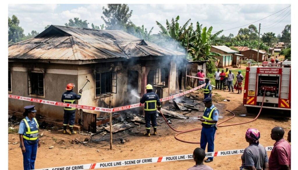 Police are investigating an incident in which a 98-year-old woman died after a fire broke out in her house late Friday morning in Bungoma County.