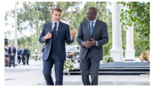 French President Emmanuel Macron has arrived in Nairobi ahead of the upcoming Africa Forward Summit.