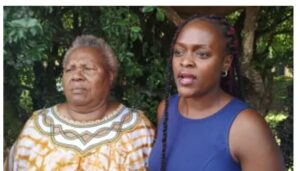 A 80-year old woman evicted from her home property in Lavington