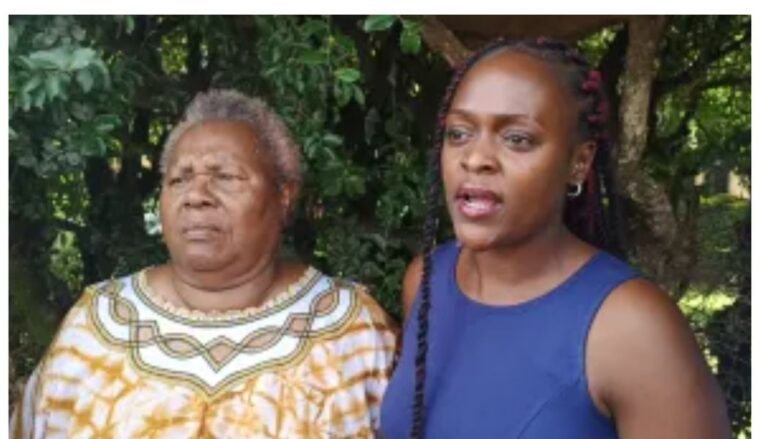 A 80-year old woman evicted from her home property in Lavington