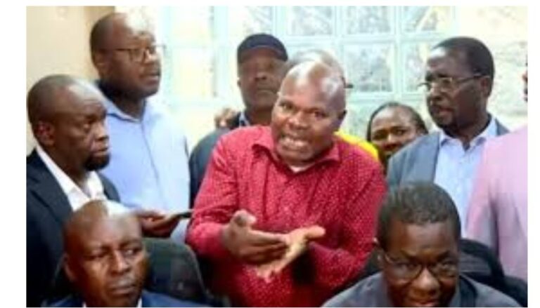 Kennedy Kaunda, an official who intercepted Energy Cabinet Secretary Opiyo Wandayi with his 'With all due respect' remarks during a joint presser