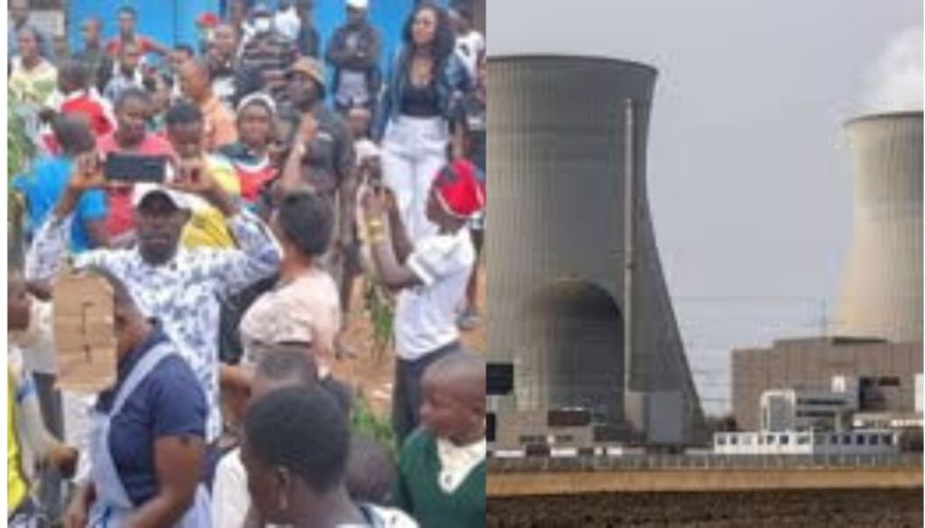 Protests erupted in Sakwa village, Bondo sub-county, in Siaya County, as residents rejected the proposed nuclear plant.