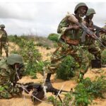 Police officers were engaged in a fierce shootout with suspected members of the Al-Shabaab terror group when they raided their camp at Qanjara Durow