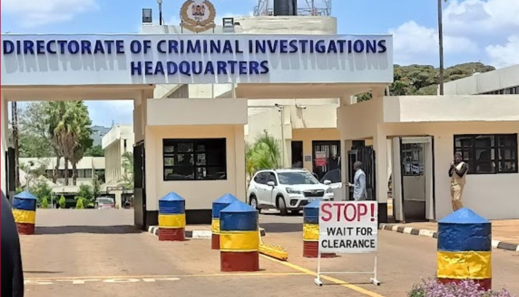 DCI are holding a suspect accused of fleecing a suspecting retired teacher with a promise massive returns from lucrative gold investment.