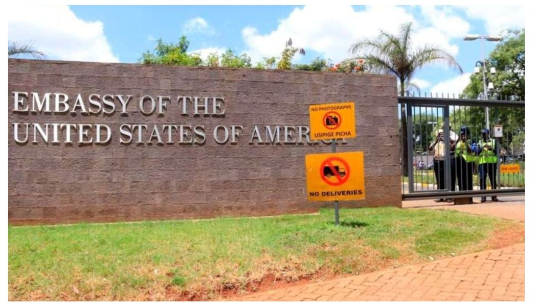 The U.S. Embassy in Kenya will be out of service this Monday, May 25, after an announcement of one-day closure.
