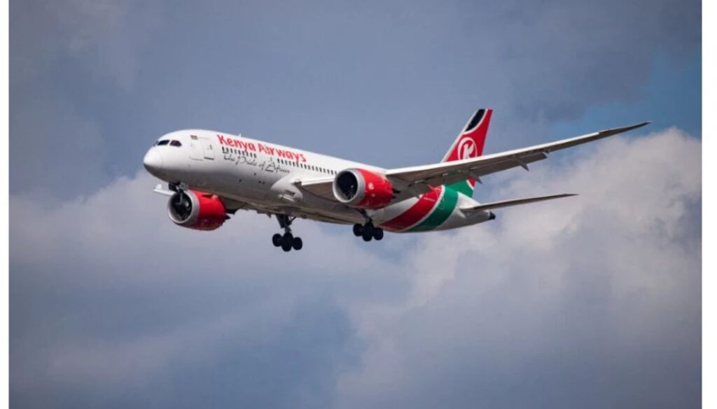 Kenya Airways plane returns to Entebbe after bird strike