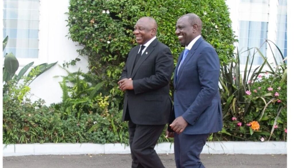 President Ruto to visit South Africa next week for three-day state visit
