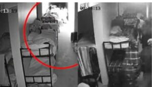 CCTV footage shows the moment students started fire inside Utumishi High School dormitory