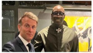 Singer Bien-Aimé Baraza has responded to online criticism that followed his meeting and dinner with French President Emmanuel Macron. 