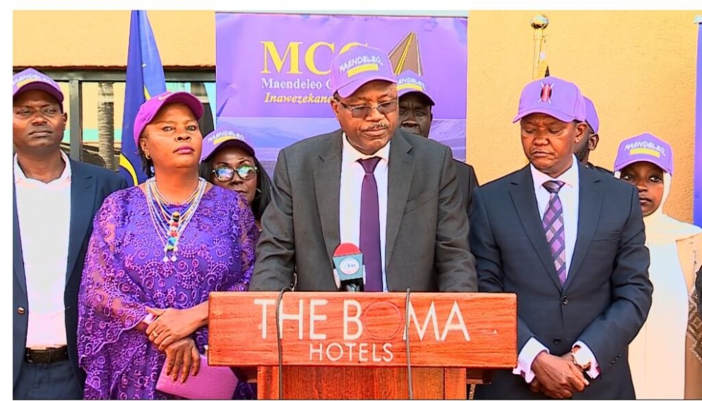 The Maendeleo Chap Chap (MCC) party has announced it will not dissolve and merge with the ruling United Democratic Alliance (UDA) party. 