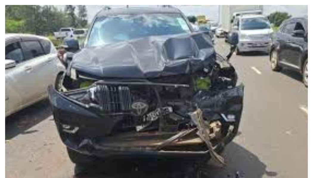 Limuru MP John Kiragu Chege has escaped death following a serious road accident involving his Toyota Land Cruiser TX