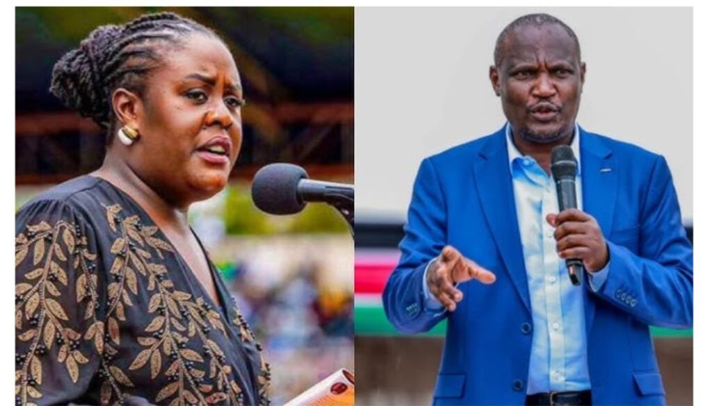 National Treasury John Mbadi Cabinet Secretary has taken on EALA Winnie Odinga over her offensive against him.