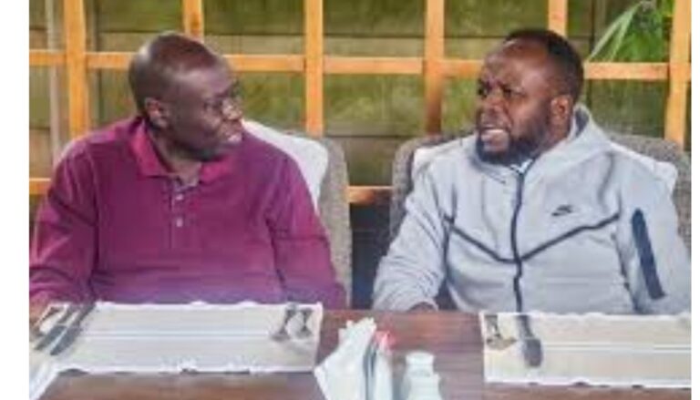 Former Deputy President Rigathi Gachagua held talks with Trans Nzoia Governor George Natembeya in Nairobi on Thursday, June 11.