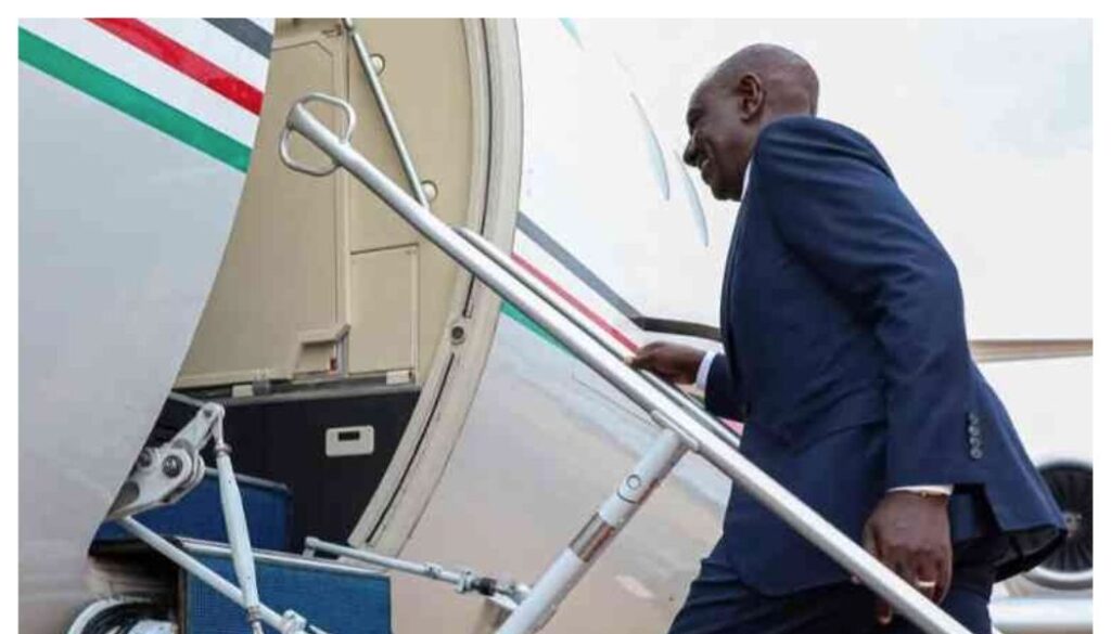 Ruto sticks to chartered planes as presidential jet remains grounded in Netherlands