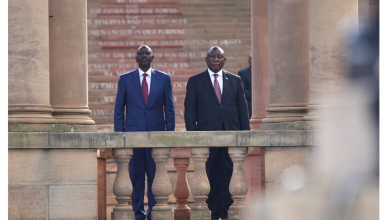 Kenya and South Africa have signed six Memoranda of Understanding (MoUs) aimed at strengthening bilateral relations between the two countries.