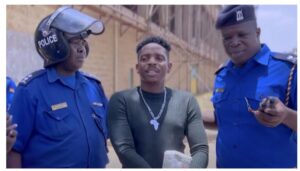 officers from the Directorate of Criminal Investigations (DCI) arrested comedian Eric Omondi at the Jomo Kenyatta International Airport (JKIA)