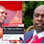 Kapseret MP Oscar Sudi has taken on former Baringo senator Gideon Moi over a newspaper headline published by The Standard newspaper. 