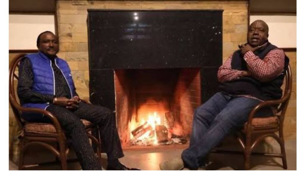 Former Interior Cabinet Secretary Fred Matiang’i and Wiper Patriotic Front leader Kalonzo Musyoka on Sunday evening held a strategic meeting
