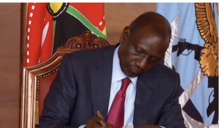 President William Ruto has assented to the Finance Bill 2026, officially turning it into law and paving the way for the implementation