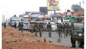 Police block several roads leading to Nairobi CBD ahead of protests